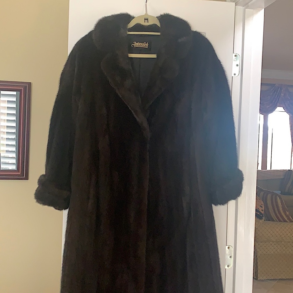 Vintage full length mink coat. Excellent condition.